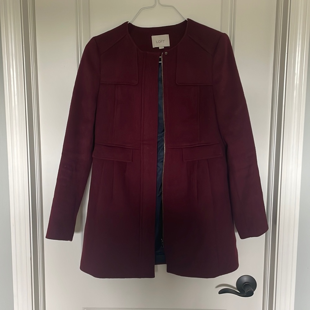 Loft dress coat size small